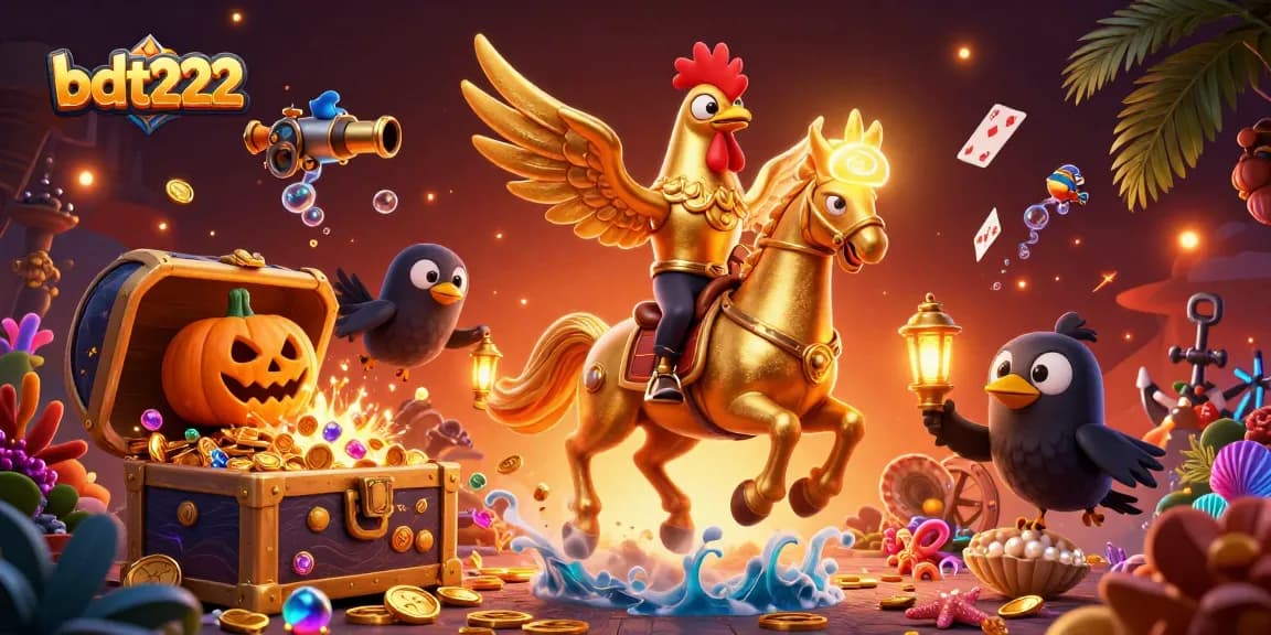 Engage in thrilling gameplay at bdt222 with a vibrant casino scene featuring unique game elements.