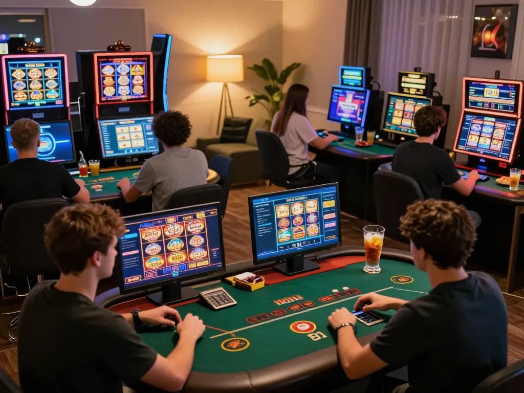 Engaged players enjoying 99win online casino experience with vibrant gaming interface