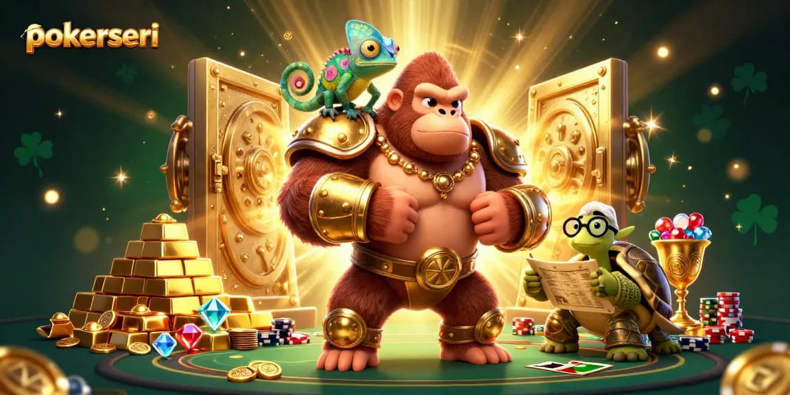 Challenge yourself with pokerseri in a vibrant casino adventure featuring strategic games and treasures.