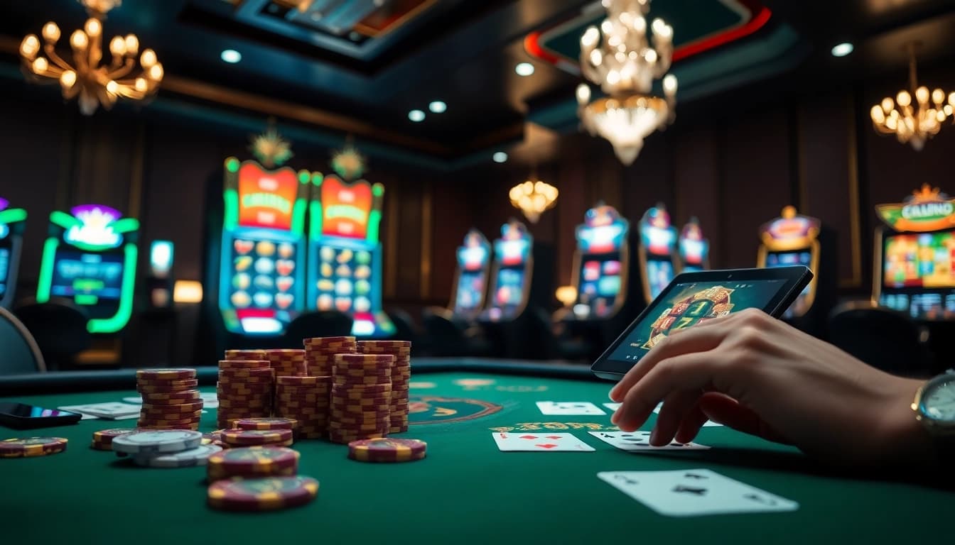 Betting enthusiast engaging with the 777VIP Com online casino platform, showcasing fun and excitement.
