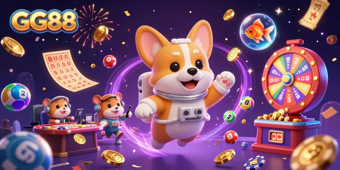 Experience thrilling online gaming at GG88 with an engaging space-themed digital casino.