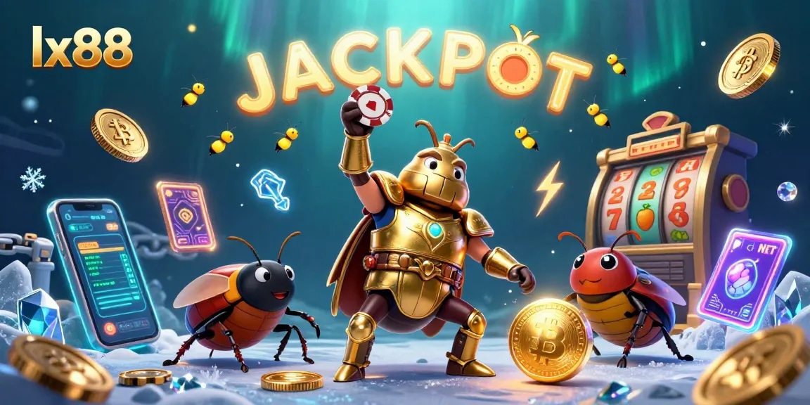 Experience the thrill of lx88 with our vibrant casino scene featuring jackpot elements and dazzling effects.