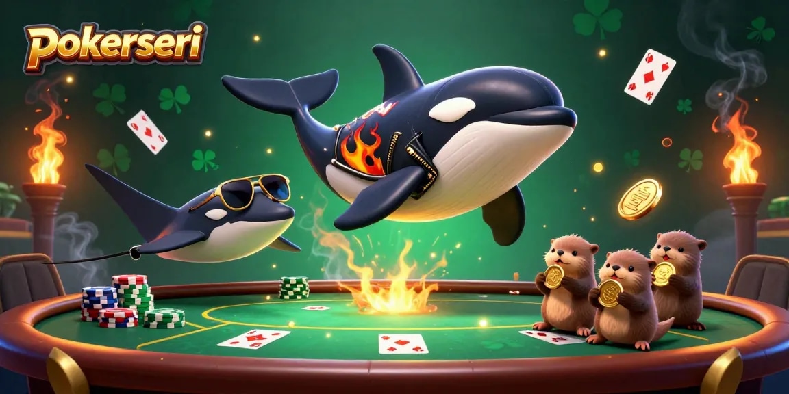 Join the excitement at pokerseri with high-stakes poker tables, and playful characters bringing fun