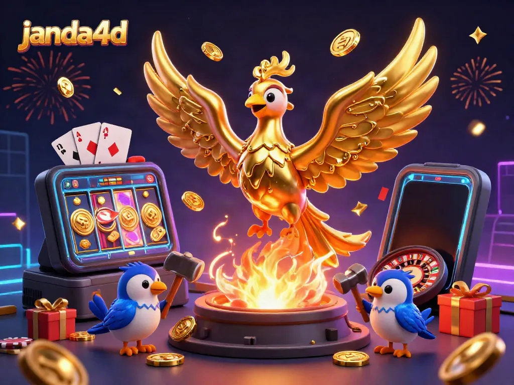 Janda4D menawarkan pengalaman bermain judi yang seru dengan phoenix emas dan elemen slot yang mengesankan.