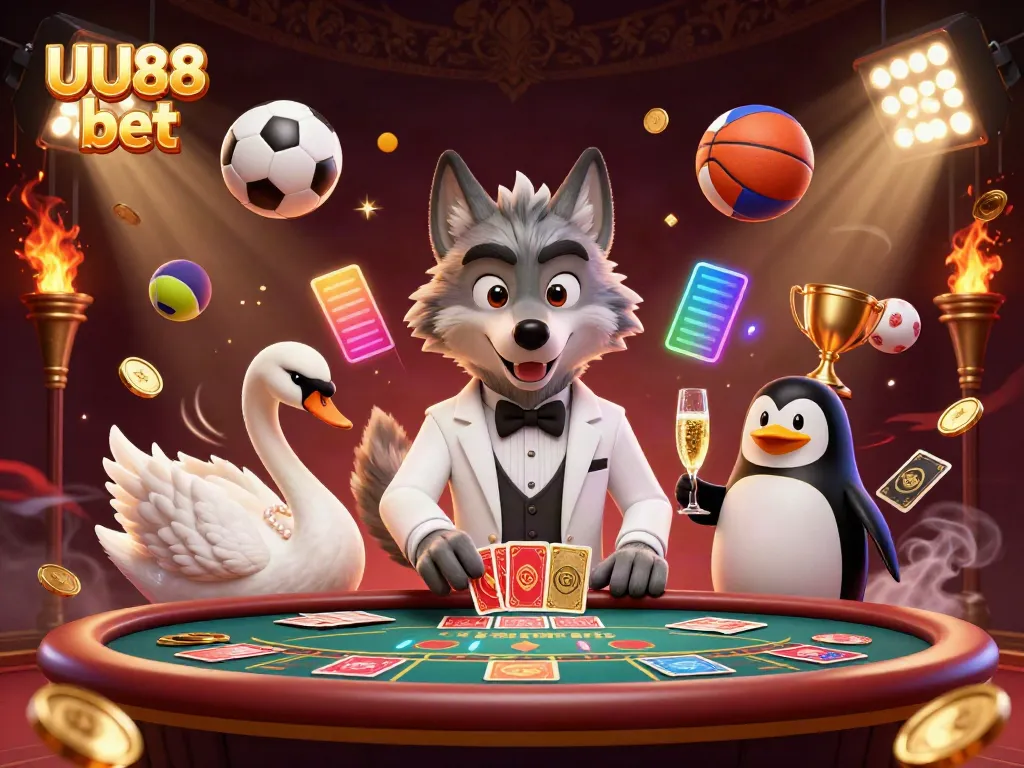 Experience engaging gameplay at UU88 bet with dynamic characters in a vibrant casino environment.