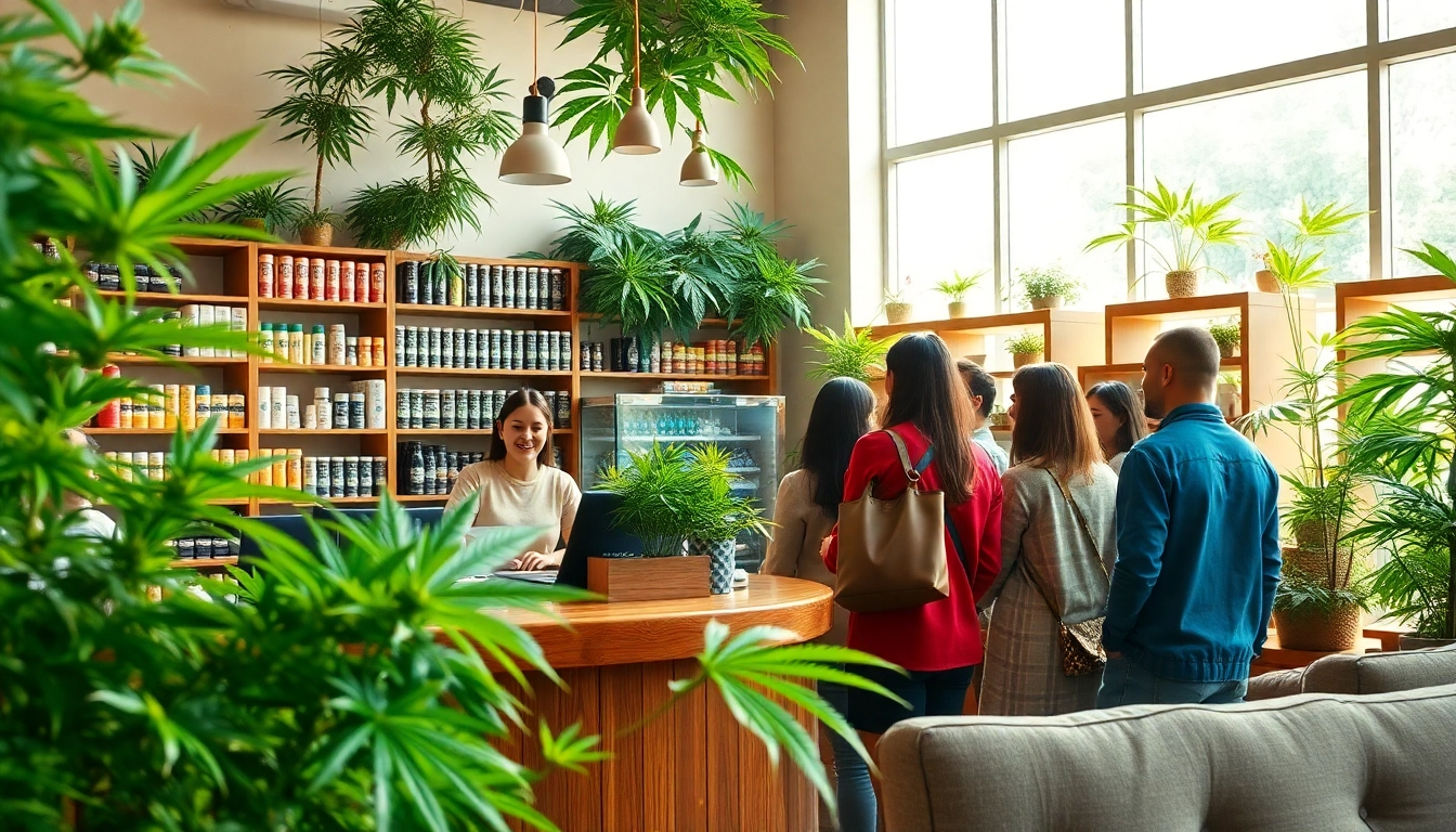 Discover where to get pot in a welcoming dispensary with vibrant displays and friendly staff.