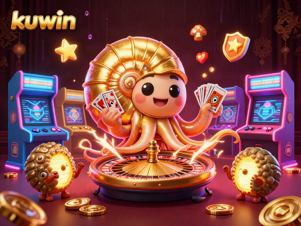 Spin the kuwin roulette wheel with ancient nautilus in a vibrant casino scene of excitement.