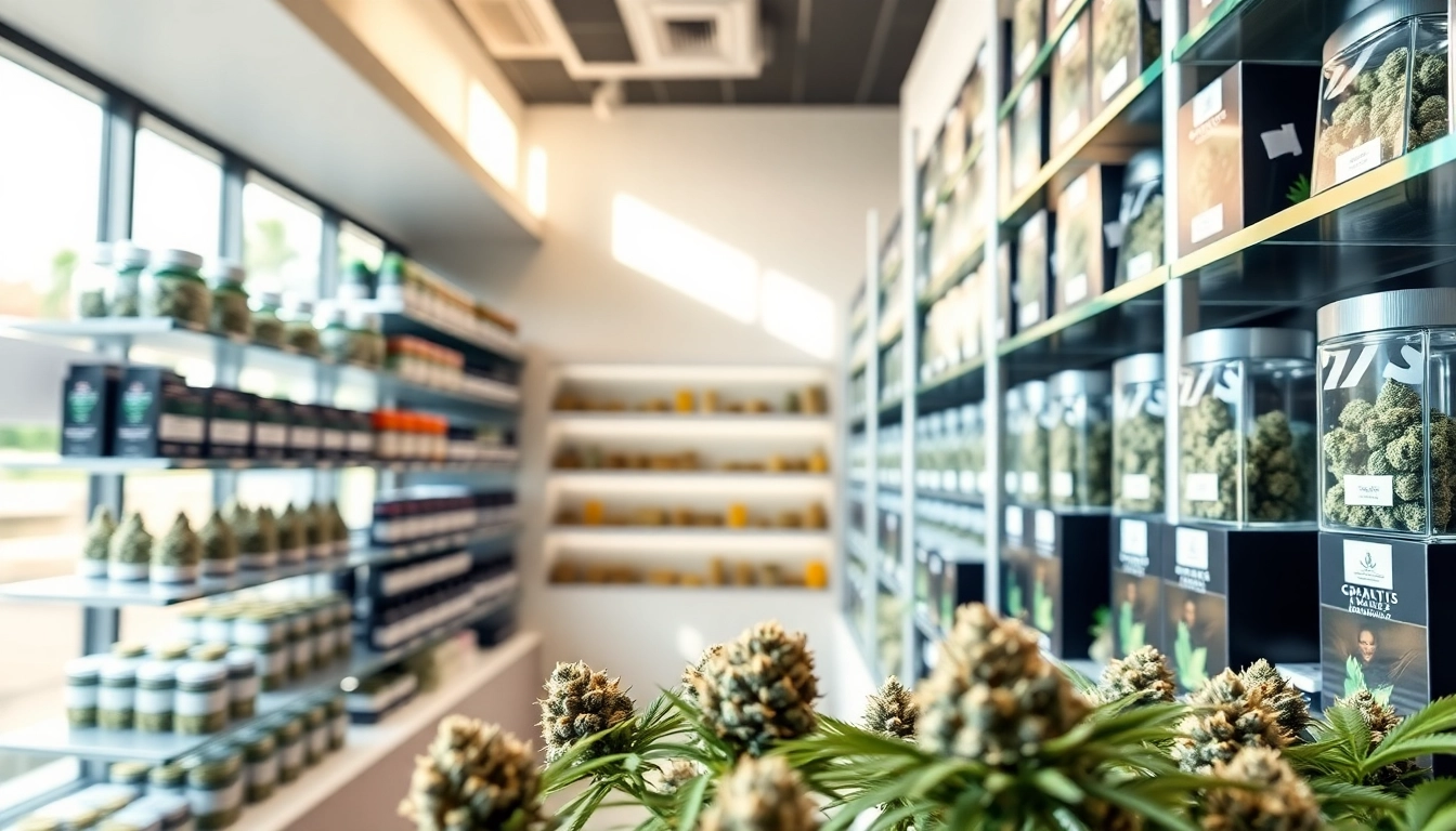 Order high-quality weed for sale uk from a professional cannabis dispensary display.
