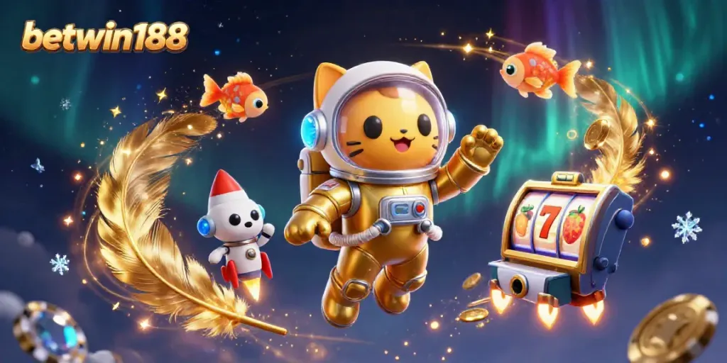 Guncangkan dunia perjudian dengan betwin188 dalam kucing astronaut dan anjing robot yang beraksi.