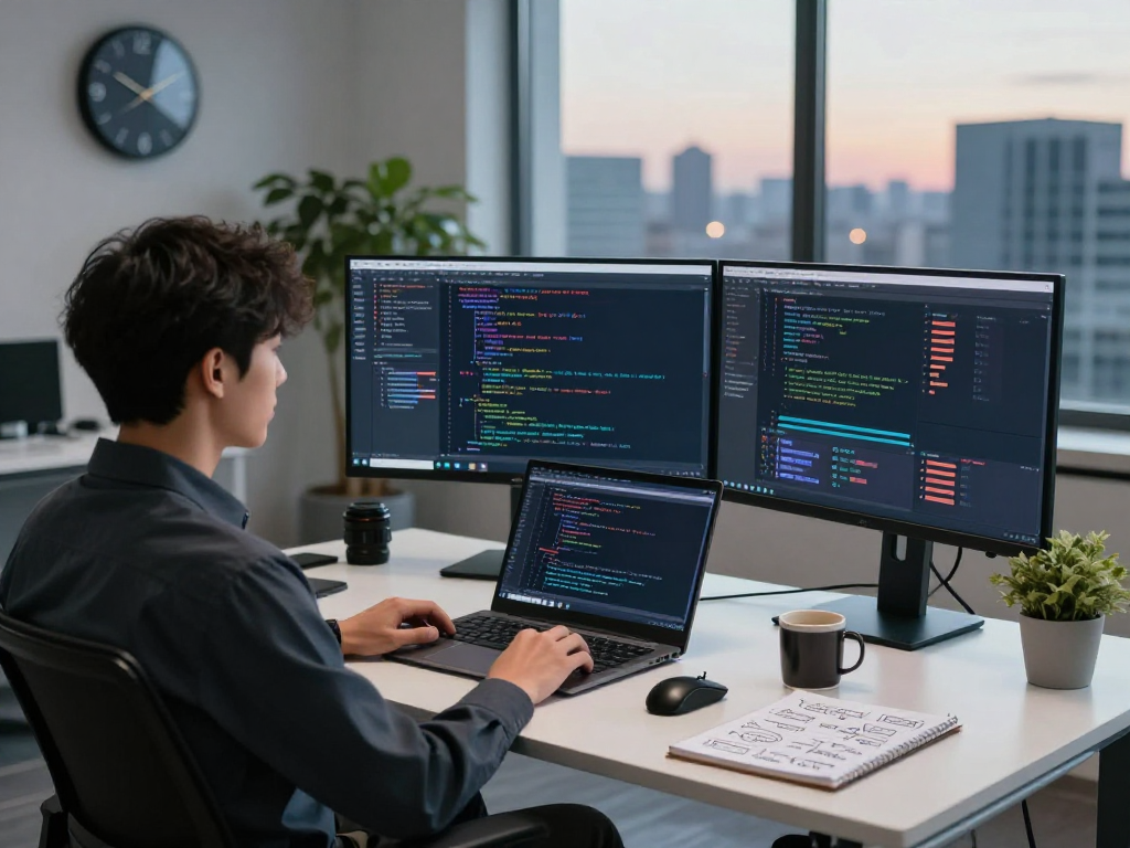 AI detector in action at a modern workspace, showcasing content moderation analytics and community safety strategies.