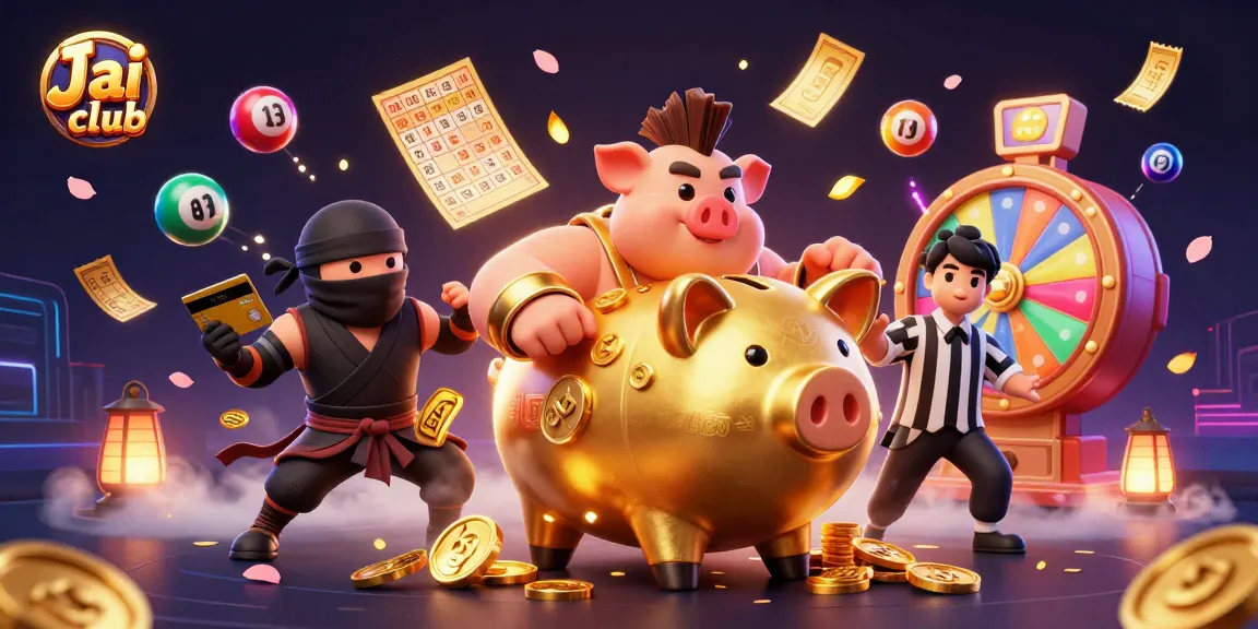Engage with thrilling Jai club gaming through lively 3D illustration showcasing epic casino characters.