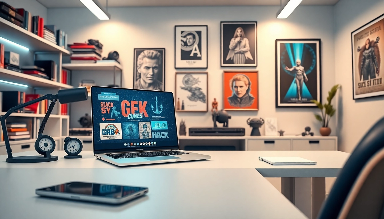 Enhance your creativity with geekthc-inspired digital workspace featuring modern tech.