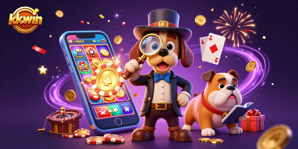 Uncover winning strategies on kk-win with a lively 3D casino scene featuring charming characters and gaming elements.