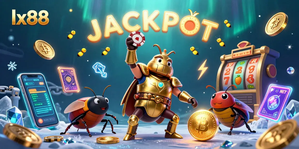 Experience the thrill of lx88 with our vibrant casino scene featuring jackpot elements and dazzling effects.