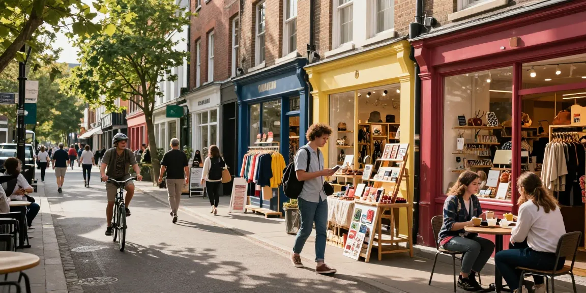 Engaging urban shopping experience featuring local boutiques and vibrant atmosphere in Seoul, showcasing diverse retail options.
