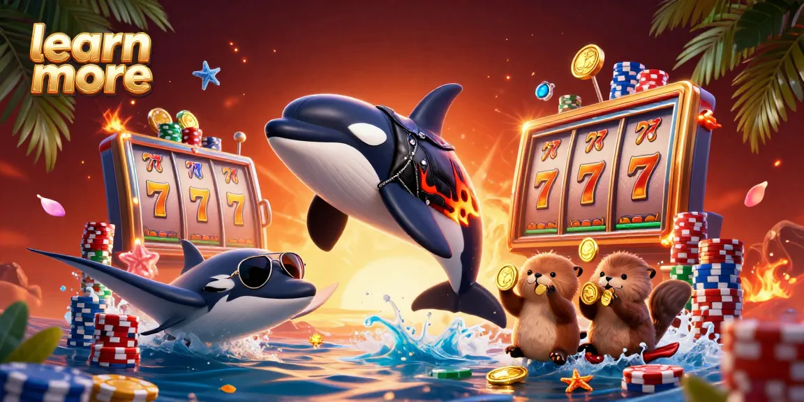 Learn more and win big with thrilling slot games in an engaging 3D cartoon illustration.