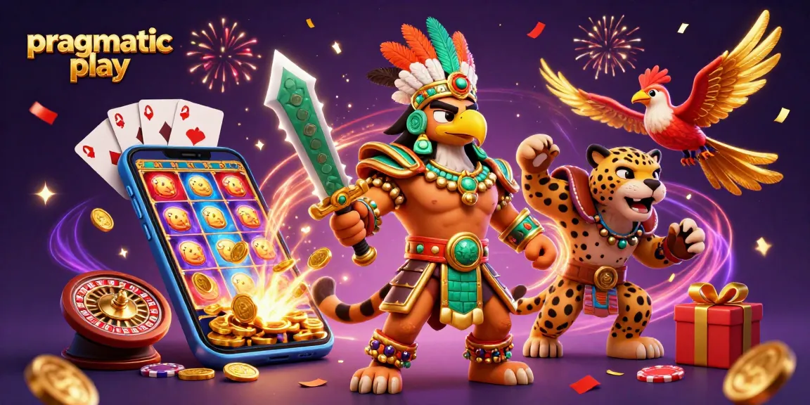 Engage with pragmatic play slot games featuring vibrant icons and dynamic characters.