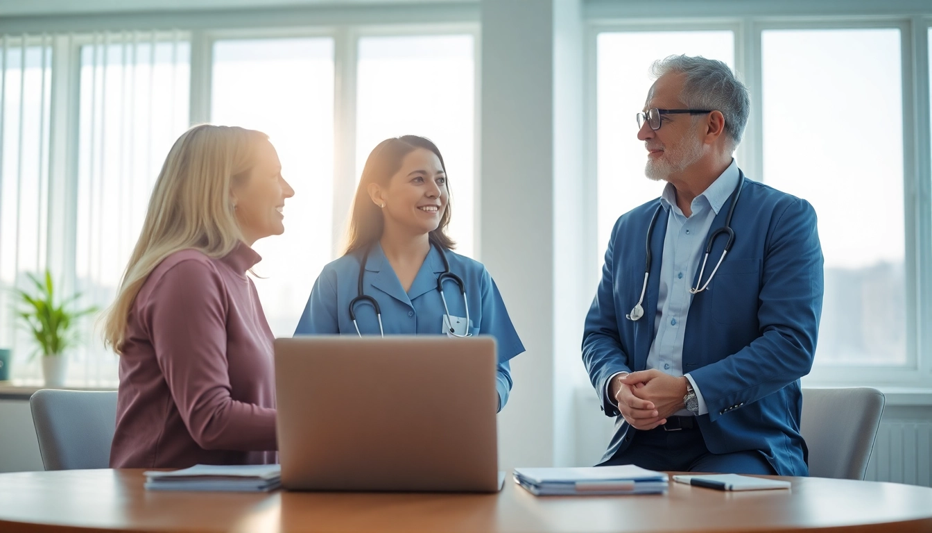 Engaging discussion about a Medical card online in a professional healthcare setting.