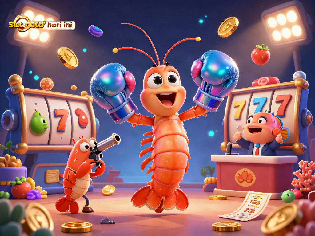 Menangkan permainan slot gacor hari ini dengan visual berwarna penuh dan karakter bantuan ikonik dalam aksi.