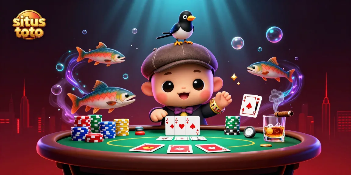 Engage with situs toto in a vibrant, dynamic casino world featuring Nessie and friends.
