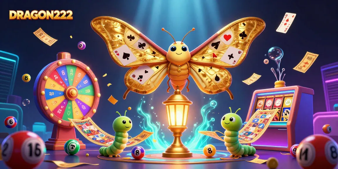 Engage with DRAGON222 as you explore exciting Spaceman slot adventures in a vibrant casino illustration.