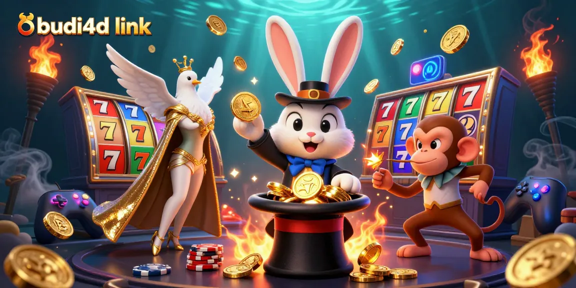 Experience the thrill of winning at budi4d link with vibrant characters and dynamic casino elements.